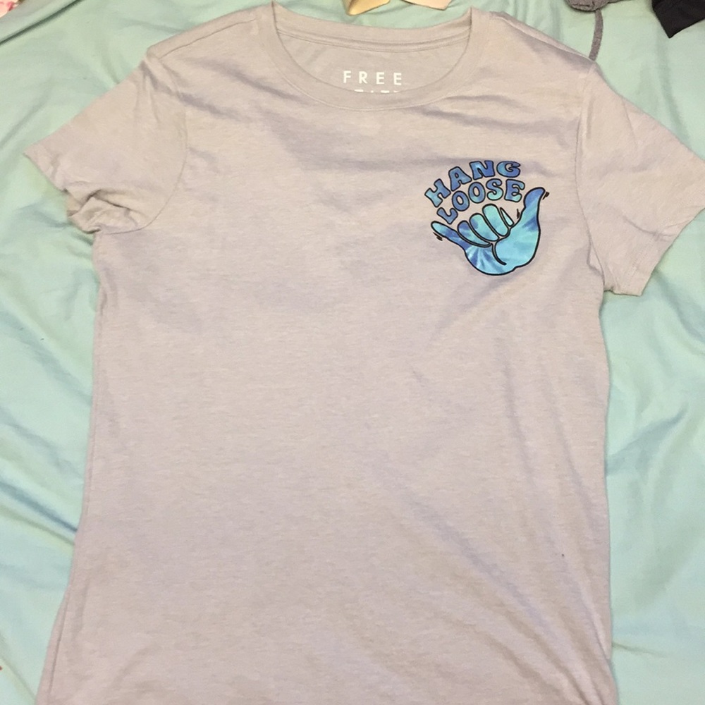 Gray “hang loose” shirt